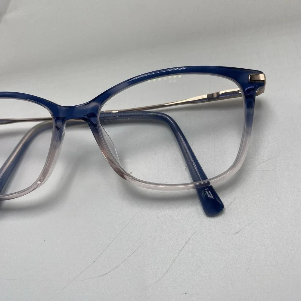 Ted Baker eyeglasses Women FRAME ONLY TFW011 61-15-135 Blue Gold 561